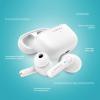 Lamax Clips1 Play Headset do uší (In Ear) Bluetooth® stereo bílá Indikátor nabití, Nabíjecí pouzdro, regulace hlasitosti, odolné vůči potu, dotykové ovládání,