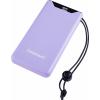 Intenso F10000 powerbanka Li-Pol, 10000 mAh, Quick Charge, Dodávka energie, USB-A, USB-C®, nachová, Indikátor stavu