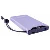 Intenso F10000 powerbanka Li-Pol, 10000 mAh, Quick Charge, Dodávka energie, USB-A, USB-C®, nachová, Indikátor stavu