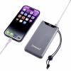 Intenso F10000 powerbanka Li-Pol, 10000 mAh, Quick Charge, Dodávka energie, USB-A, USB-C®, šedá, Indikátor stavu