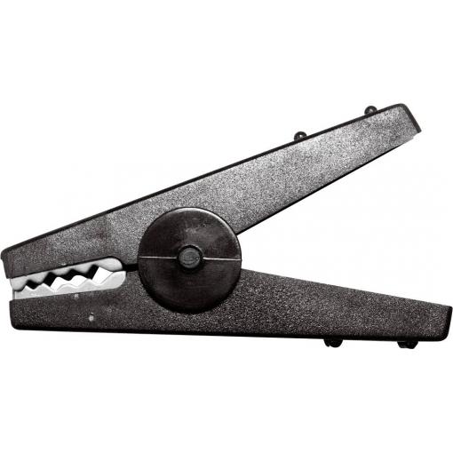 Mueller Electric BU-112-0 Miniaturní krokosvorka černá Upínací rozsah max.: 16 mm Délka: 80 mm 1 ks