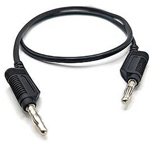 Mueller Electric 22.170-1M-0 měřicí kabel banánková zástrčka 4 mm banánková zástrčka 4 mm 1 m černá 1 ks
