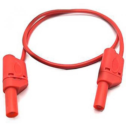Mueller Electric 22.421-1M-2 měřicí kabel banánková zástrčka 4 mm banánková zástrčka 4 mm 1 m červená 1 ks