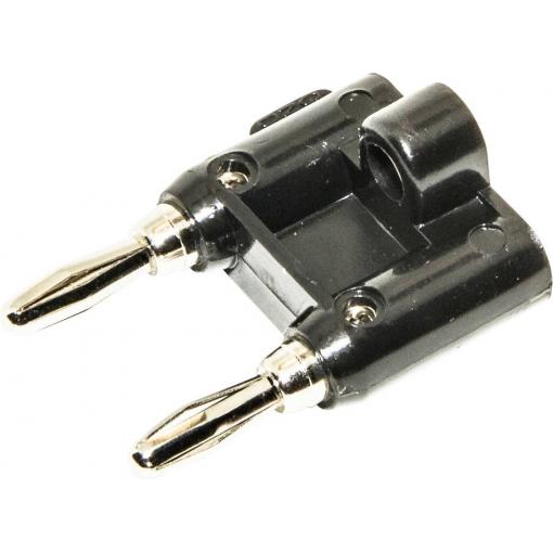 Mueller Electric BU-PMDP-0 banánkový konektor zástrčka Ø pin: 4 mm černá 1 ks Piece