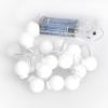 Solight LED vánoční řetěz barevné koule, 20x LED, 2m, 2x AA - 1V273