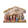 Solight LED dřevěný betlém podsvícený, 26x17cm, 6x LED, 2x AA - 1V276
