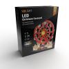 Solight LED vánoční kolotoč, otáčející se, 7x LED, 30cm, 2x AA - 1V277