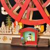 Solight LED vánoční kolotoč, otáčející se, 7x LED, 30cm, 2x AA - 1V277