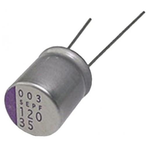 Panasonic 6.8 μF Průchozí otvor 25 V dc