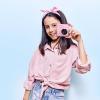Lamax InstaKid1 instantní fotoaparát 8 Megapixel růžová integrovaný akumulátor, s vestavěným bleskem, Full HD videozáznam, ochrana proti stříkající vodě