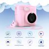 Lamax InstaKid1 instantní fotoaparát 8 Megapixel růžová integrovaný akumulátor, s vestavěným bleskem, Full HD videozáznam, ochrana proti stříkající vodě