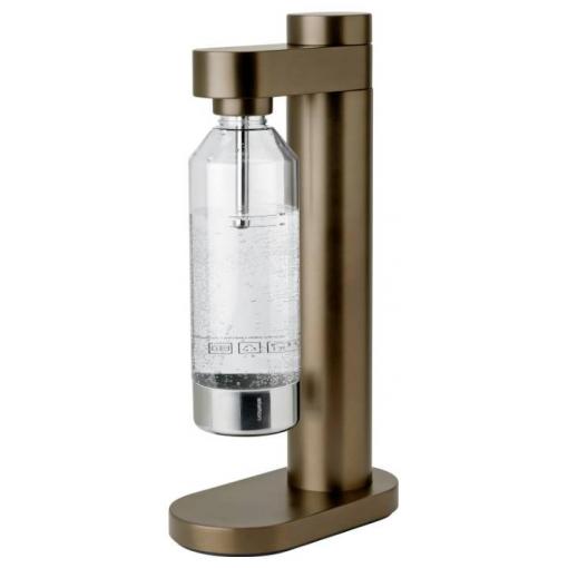 Stelton výrobník sodovky Brus Carbonator tmavě hnědá