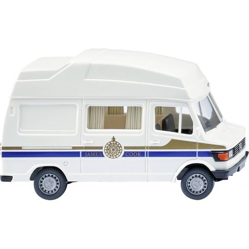 Wiking 026702 H0 model osobního automobilu Mercedes Benz Obytný automobil 207 D „James Cook“