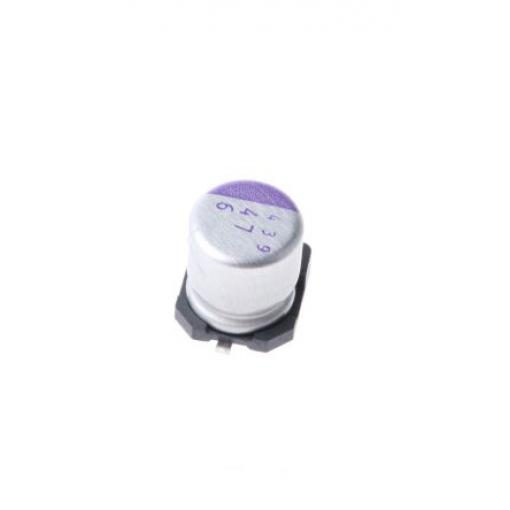 Panasonic 47 μF Povrchová montáž 6.3 V dc