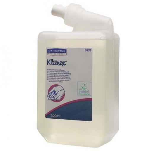 KLEENEX Čistič na ruce, Čirá, vůně: Neparfémované, Kleenex, 1000 mL náplň, sortiment: KLEENEX