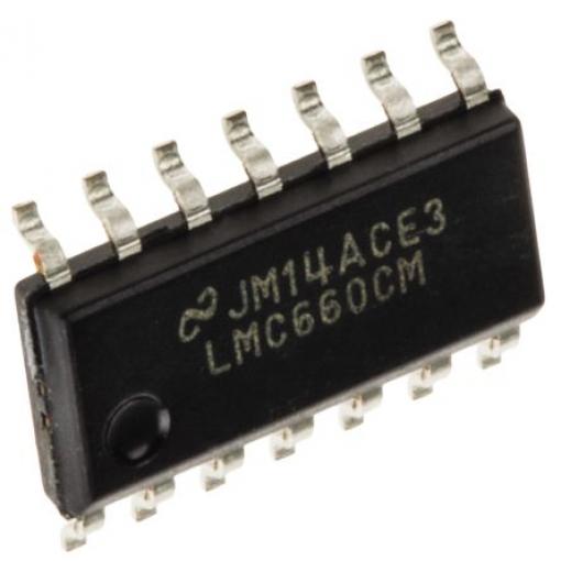 Operační zesilovač LMC660CM/NOPB Přesnost 5 → 15 V 1.4MHz, SOIC, počet kolíků: 14 Ne