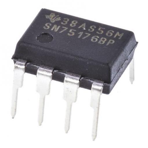 Texas Instruments Sběrnicový vysílač-přijímač Sběrnicový vysílač-přijímač SN75176BP Vysílač-přijímač Diferenciální