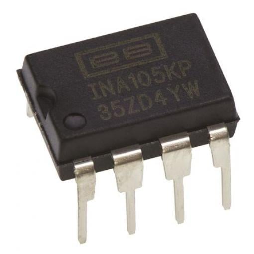 Texas Instruments Diferenční zesilovač 1 MHz, počet kanálů: 1, PDIP, počet kolíků: 8 kolíkový