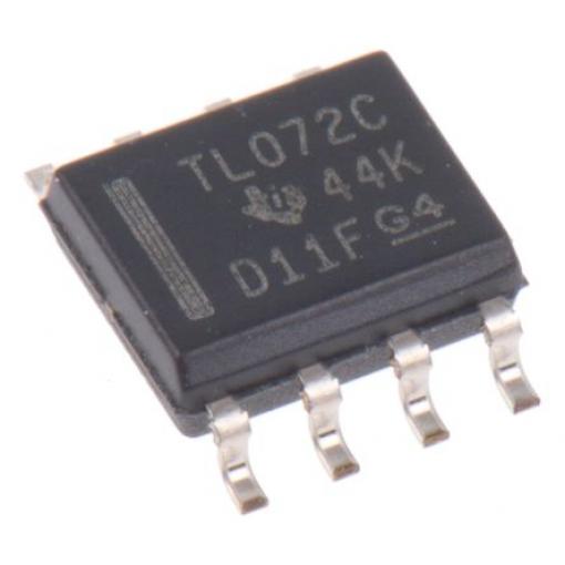 Operační zesilovač TL072CD 3MHz, SOIC, počet kolíků: 8 Ne
