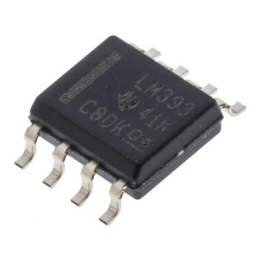 Texas Instruments Komparátor Otevřený kolektor 1.3 μs, počet kanálů: 2, SOIC, počet kolíků: 8 kolíkový 30 V 3 V