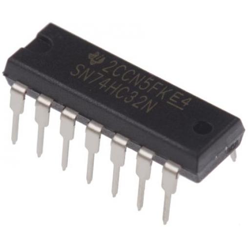 Texas Instruments Logický obvod 4 NEBO HC Dvojčinný 5.2 mA, počet kolíků: 14 kolíkový, PDIP 2