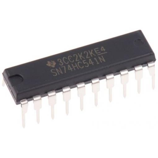 Texas Instruments, počet kanálů: 8 Buffer a linkový budič Buffer a linkový budič HC 3 stavy Neinvertující, počet kolíků: