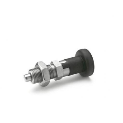Aretační čep Nerezová ocel M10 x 1 mm, délka: 51 mm Ganter