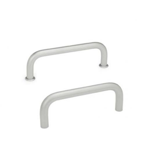 Držadlo barva Přírodní, Hliník, Přírodní, délka: 115 mm x 43 mm x 10 mm Ganter
