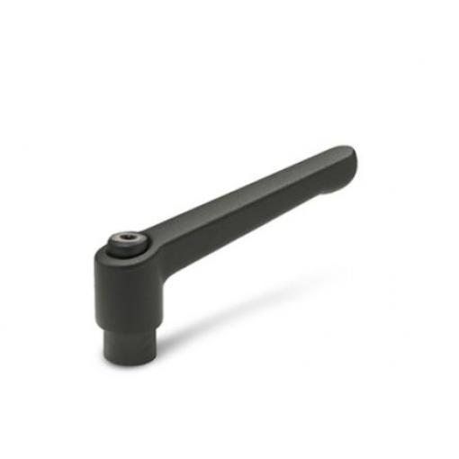 Nastavitelná rukojeť se svorkou Ocel GN.16151 Uzavírací páka M10 Ganter, délka: 17 mm
