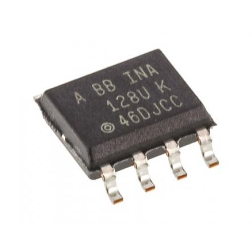 Texas Instruments Přístrojový zesilovač ofset 125 μV 1.3 MHz 750 μA CMRR 73 dB, SOIC, počet kolíků: 8 kolíkový