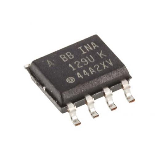 Texas Instruments Přístrojový zesilovač ofset 125 μV 1.3 MHz 750 μA CMRR 73 dB, SOIC, počet kolíků: 8 kolíkový