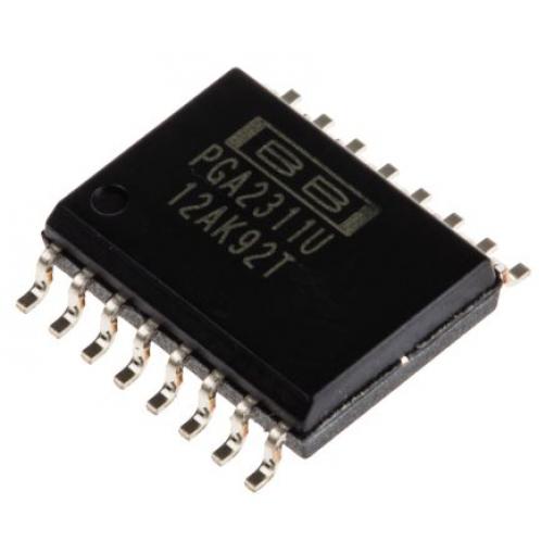 Texas Instruments Audio zesilovač Ovládání hlasitosti 10 MHz, SOIC, počet kolíků: 16 kolíkový 85 °C, počet kanálů: 2