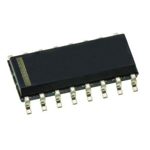 Texas Instruments DAC 4 10 bitů 102 ksps, SOIC, počet kolíků: 16 kolíkový rozhraní SPI, Microwire, QSPI