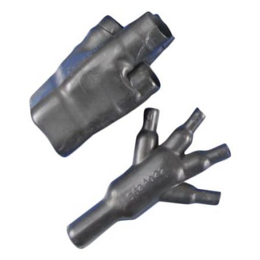 Spojka Y., řada: 562A0 Elastomer 4cestná barva Černá TE Connectivity 19.3 mm
