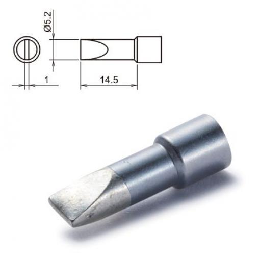 Hakko Pájecí hrot, číslo modelu: T32-D52 5.7 mm 14.5 mm Sekáč, pro použití s: FX-8806