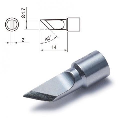 Hakko Pájecí hrot, číslo modelu: T32-KF 4.7 mm 45 ° Nůž, pro použití s: FX-8806