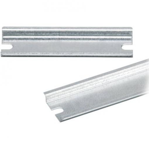 Lišta DIN, řada: PRH Fibox, Pozinkovaná ocel Lišta DIN Skříně 238 mm, délka: 238 mm 35 mm