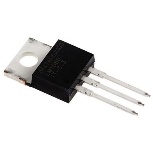Regulátor LDO LM1086IT-3.3/NOPB 1.5A 3,3 V, počet kolíků: 3, TO-220 Pozitivní