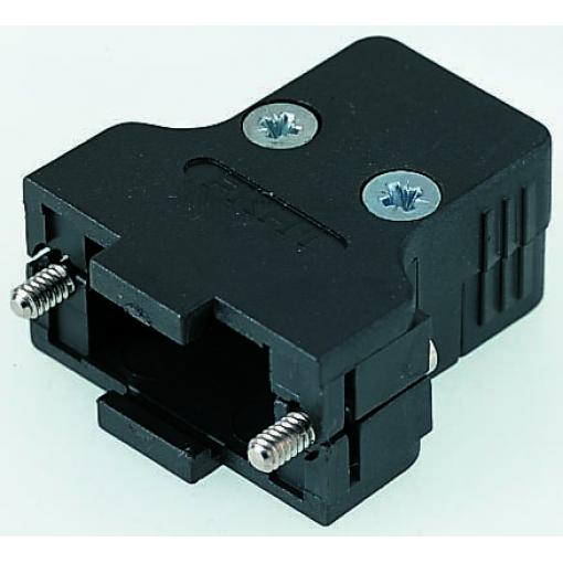 FCT from Molex Plášť D-Sub, řada: FKH, orientace těla: Rovný, počet kontaktů: 15, materiál pouzdra: ABS, barva: Černá,