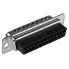 HARTING Konektor D-Sub, řada: D-Sub, počet kontaktů: 25, orientace těla: Rovný, Kabel Vnější, D-SUB, 1000 V, DS-3,