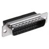 HARTING Konektor D-Sub, řada: D-Sub, počet kontaktů: 25, orientace těla: Rovný, Kabel Vnější, D-SUB, 1000 V, DS-3,