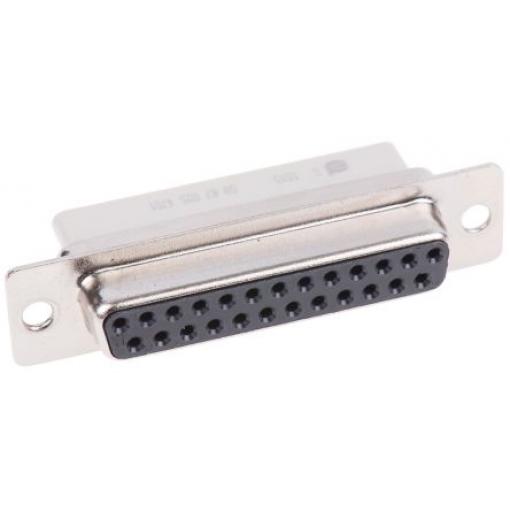 HARTING Konektor D-Sub, řada: D-Sub, počet kontaktů: 25, orientace těla: Rovný, Kabel Vnitřní, D-SUB, 1000 V, DS-3,