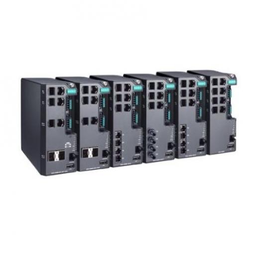 Ethernetový přepínač, model: EDS-4008-LV 8portový MOXA Řízený Napájení přes síť Ethernet