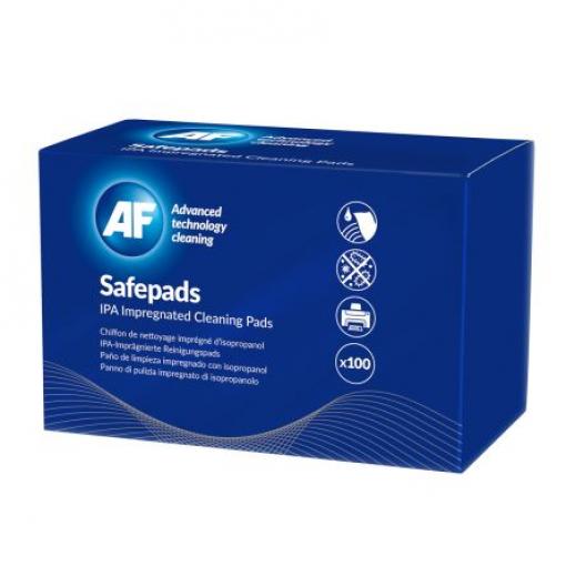 Utěrka, SafePads Jedno použití Balení Isopropanol, Bílá, Odstraňování maziva, Odstraňování oleje, Odstraňování mastnoty