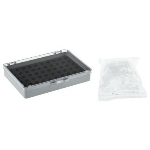 Přihrádková krabice 60 přihrádek Šedá, Polystyren 30 mm x 122mm x 161 mm RS PRO