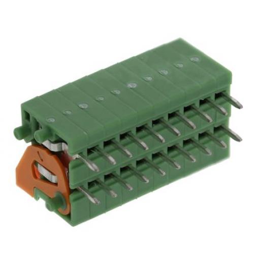 Phoenix Contact Svorkovnice PCB, řada: FFKDS/H-2.54, rozteč: 2.54 mm, počet řad: 1, počet kontaktů: 1, orientace těla: