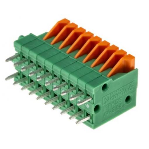 Phoenix Contact Svorkovnice PCB, řada: FFKDS/V-2.54, rozteč: 2.54 mm, počet řad: 1, počet kontaktů: 1, orientace těla: