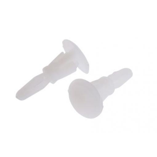 Essentra Podpěrný sloupek desky plošných spojů RLCBSR-04-01-BLANC výška 6.4 mm výška 16.6 mm Nylon pro 3.18 mm otvor v
