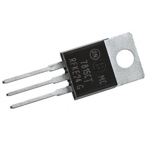 onsemi, standard: AEC-Q100 Regulátor napětí MC7815CTG 5 Lineární 1 A Pevný 15 V, počet kolíků: 3 kolíkový, TO-220