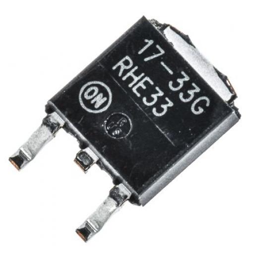 onsemi, standard: AEC-Q100 Regulátor napětí NCP1117DT33G 20V, počet kolíků: 3 kolíkový